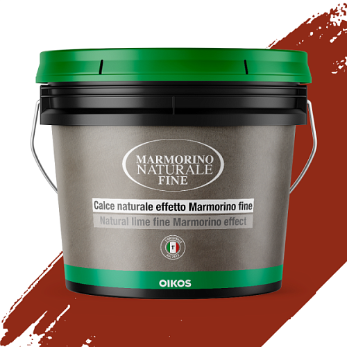 Штукатурка MARMOR.NAT.FINE P/B.CO KG. 5 OIKOS, Штукатурка MARMOR.NAT.FINE P/B.CO KG. 5 OIKOS,
