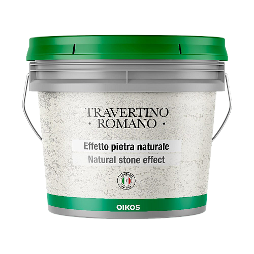 Декоративная штукатурка TRAVERTINO ROMANO OIKOS, Штукатурка Декоративная штукатурка TRAVERTINO ROMANO OIKOS, Штукатурка