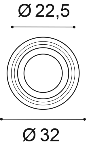 K1152 база колонны 32 x 32 x 12,5 ORAC DECOR, 