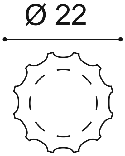 K1002 колонна 22 x 22 x 199,5 ORAC DECOR, 