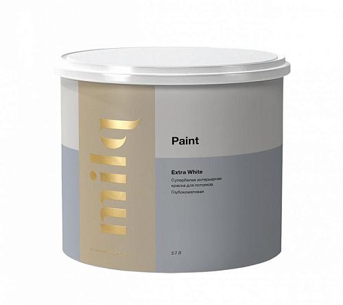 Краска Milq Extra White 2,7 л MILQ, Краска Milq Extra White 2,7 л MILQ,
