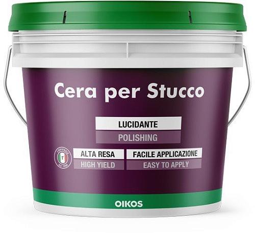 Воск CERA PER STUCCO LT. 1 OIKOS, Глянец Воск CERA PER STUCCO LT. 1 OIKOS, Глянец
