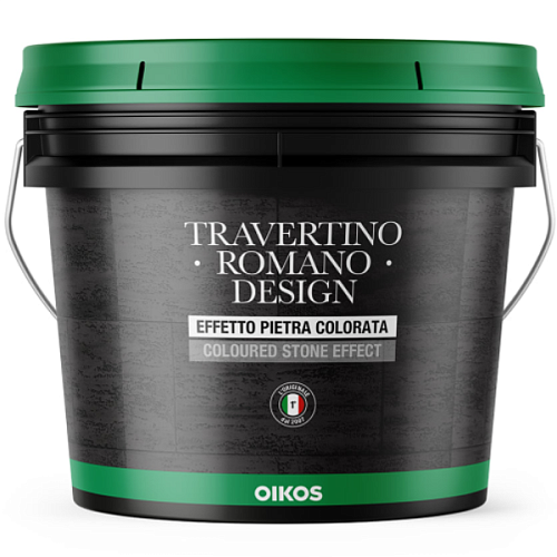 Штукатурка TRAVER.ROM.DESIGN BLACK KG.20 OIKOS, Штукатурка Штукатурка TRAVER.ROM.DESIGN BLACK KG.20 OIKOS, Штукатурка