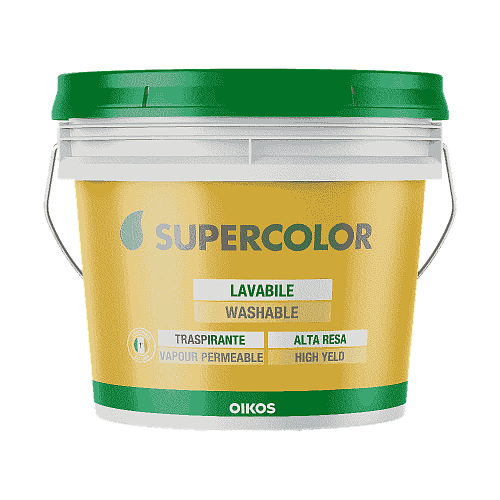 Акриловая краска SUPERCOLOR BIANCO L.10 OIKOS, Краска